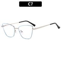 Casual Simple Style Solid Color Ac Cat Eye Full Frame Optical Glasses sku image 6