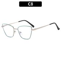 Casual Simple Style Solid Color Ac Cat Eye Full Frame Optical Glasses sku image 7