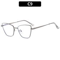Casual Simple Style Solid Color Ac Cat Eye Full Frame Optical Glasses sku image 8