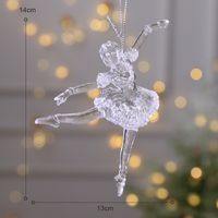 Christmas Retro Simple Style Snowflake Elk Arylic Indoor Party Festival Hanging Ornaments sku image 6