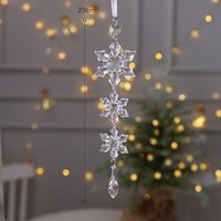 Christmas Retro Simple Style Snowflake Elk Arylic Indoor Party Festival Hanging Ornaments sku image 2