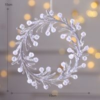 Christmas Retro Simple Style Snowflake Elk Arylic Indoor Party Festival Hanging Ornaments sku image 4