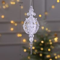 Christmas Retro Simple Style Snowflake Elk Arylic Indoor Party Festival Hanging Ornaments sku image 7