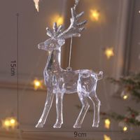 Christmas Retro Simple Style Snowflake Elk Arylic Indoor Party Festival Hanging Ornaments sku image 11