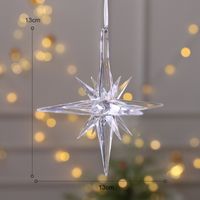 Christmas Retro Simple Style Snowflake Elk Arylic Indoor Party Festival Hanging Ornaments sku image 13