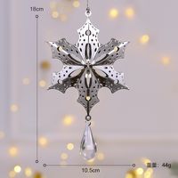 Christmas Retro Simple Style Snowflake Elk Arylic Indoor Party Festival Hanging Ornaments sku image 15