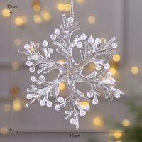 Christmas Retro Simple Style Snowflake Elk Arylic Indoor Party Festival Hanging Ornaments sku image 3