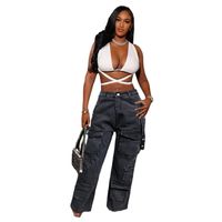 Women's Daily Streetwear Solid Color Full Length Jeans main image 2