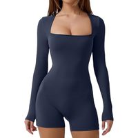 Women's Bodysuits Long Sleeve Bodysuits Sexy Solid Color main image 2