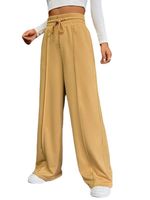 Women's Holiday Daily Simple Style Solid Color Full Length Contrast Binding Casual Pants Straight Pants main image 2