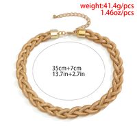 Wholesale Jewelry Simple Style Classic Style Solid Color Iron Chain Necklace main image 2