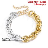 Wholesale Jewelry Simple Style Classic Style Color Block Plastic Chain Necklace main image 2