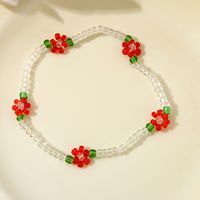 Ethnic Style Bohemian Flower Daisy Seed Bead Beaded Women's Bracelets sku image 10