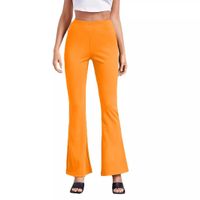 Women's Daily Simple Style Solid Color Full Length Casual Pants Flared Pants main image 4