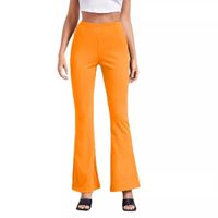 Women's Daily Simple Style Solid Color Full Length Casual Pants Flared Pants main image 3