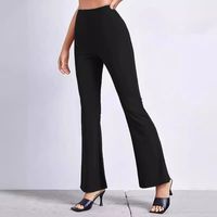 Women's Daily Simple Style Solid Color Full Length Casual Pants Flared Pants main image 2