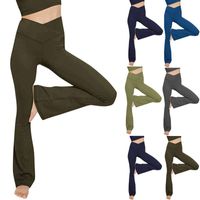 Women's Simple Style Solid Color Polyester Twilled Satin Active Bottoms Sweatpants main image 1