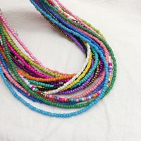 Wholesale Jewelry Ethnic Style Bohemian Classic Style Geometric Glass Beaded Necklace main image 4