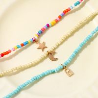 Wholesale Jewelry Ethnic Style Bohemian Classic Style Geometric Alloy Seed Bead None Necklace main image 3
