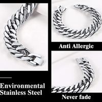 IG Style Punk Cool Style Geometric 304 Stainless Steel Plating Unisex Bracelets main image 2
