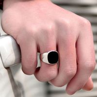 Simple Style Classic Style Commute Geometric 316 Stainless Steel  Rings In Bulk main image 1