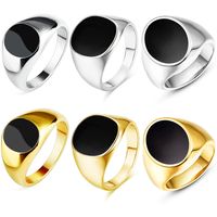 Simple Style Classic Style Commute Geometric 316 Stainless Steel  Rings In Bulk main image 5
