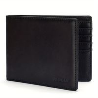 Men's Solid Color Pu Leather Open Small Wallets main image 3