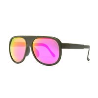 Hip-Hop Punk Solid Color Pc Toad Glasses Full Frame Glasses sku image 7