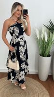 Women's Regular Dress Vacation Halter Neck Printing Sleeveless Abstract Midi Dress Holiday Daily main image 6