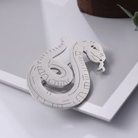 Basic Modern Style Classic Style Animal Motorcycle Plant 304 Stainless Steel Hollow Out Carving Unisex Brooches sku image 3