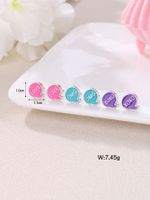 Simple Style Water Droplets Alloy Zinc Wholesale Ear Studs main image 2