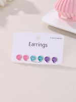 Simple Style Water Droplets Alloy Zinc Wholesale Ear Studs main image 5