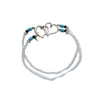 Style Simple Style Classique Bloc De Couleur Alliage De Gros Bracelet De Cheville main image 5