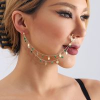1 Piece Nose Rings & Studs Ethnic Style Simple Style Geometric Alloy Grommet Eyelet Nose Rings & Studs sku image 15