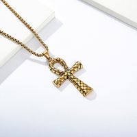 Hip-Hop Retro Banana 304 Stainless Steel Plating 18K Gold Plated Unisex Pendant Necklace main image 5