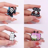 Hip-Hop Retro Letter Alloy Stamping Stoving Varnish Unisex Brooches main image 1