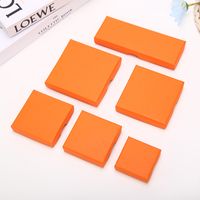 Fashion Solid Color Paper Jewelry Boxes 1 Piece main image 7