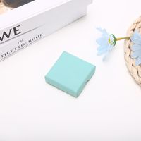 Fashion Solid Color Paper Jewelry Boxes 1 Piece sku image 1