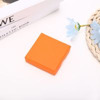Fashion Solid Color Paper Jewelry Boxes 1 Piece sku image 5