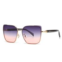 Modern Style Color Block Pc Square Patchwork Full Frame Women's Sunglasses main image 2
