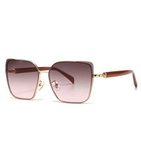 Modern Style Color Block Pc Square Patchwork Full Frame Women's Sunglasses main image 4