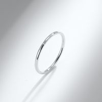 Simple Style Solid Color 304 Stainless Steel 18K Gold Plated Rings In Bulk sku image 1