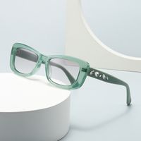 Modern Style Color Block Pc Square Inlay Full Frame Optical Glasses main image 1