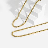 304 Stainless Steel 18K Gold Plated Hip-Hop Chain Geometric Necklace main image 8