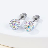 1 Piece Ear Cartilage Rings & Studs Simple Style Classic Style Round 304 Stainless Steel Ear Cartilage Rings & Studs main image 1