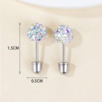 1 Piece Ear Cartilage Rings & Studs Simple Style Classic Style Round 304 Stainless Steel Ear Cartilage Rings & Studs main image 3