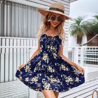 Women's Strap Dress Vacation Strap Sleeveless Flower Above Knee Park Daily Lawn main image 9