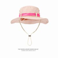 Men's Basic Vacation Solid Color Big Eaves Bucket Hat sku image 38