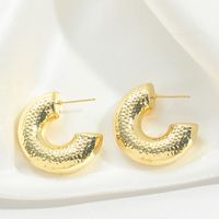 1 Paire Style IG Style Classique Géométrique Couleur Unie Le Cuivre Boucles D'oreilles Des Boucles D'Oreilles sku image 1