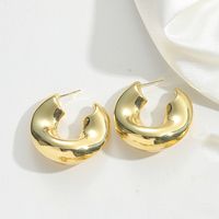 1 Paire Style IG Style Classique Géométrique Couleur Unie Le Cuivre Boucles D'oreilles Des Boucles D'Oreilles sku image 5